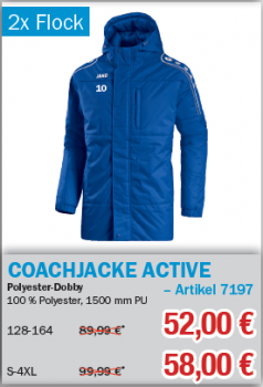 Coachjacke Aktive